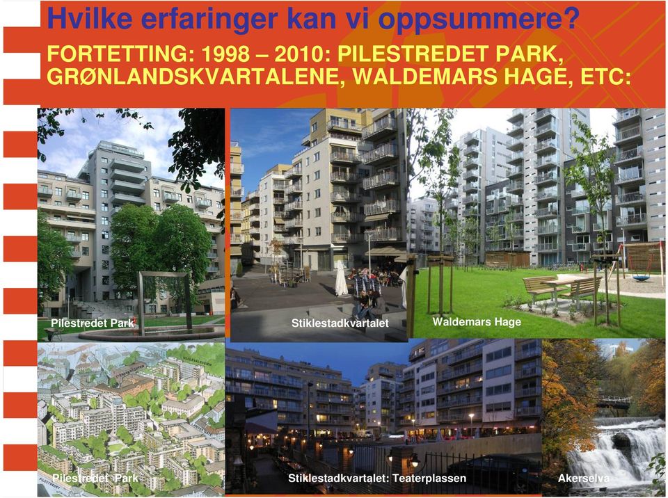 GRØNLANDSKVARTALENE, WALDEMARS HAGE, ETC: Pilestredet Park
