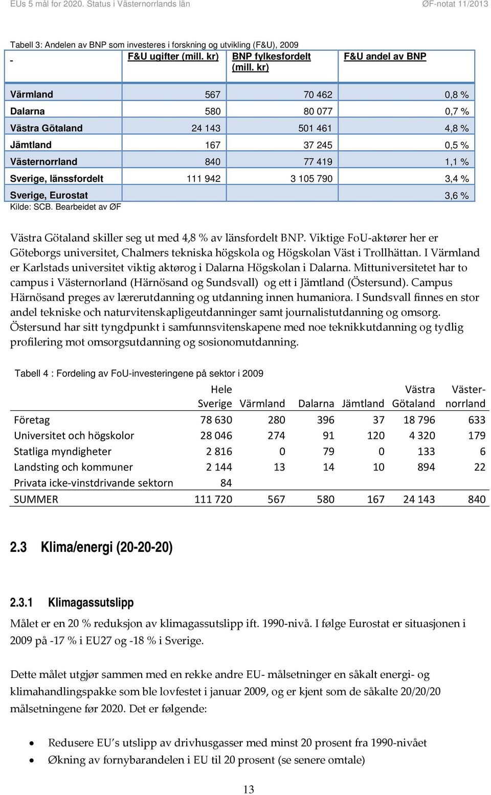 105 790 3,4 % Sverige, Eurostat 3,6 % Kilde: SCB. Bearbeidet av ØF Västra Götaland skiller seg ut med 4,8 % av länsfordelt BNP.