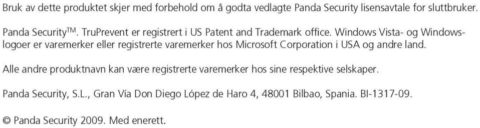 Windows Vista- og Windowslogoer er varemerker eller registrerte varemerker hos Microsoft Corporation i USA og andre land.