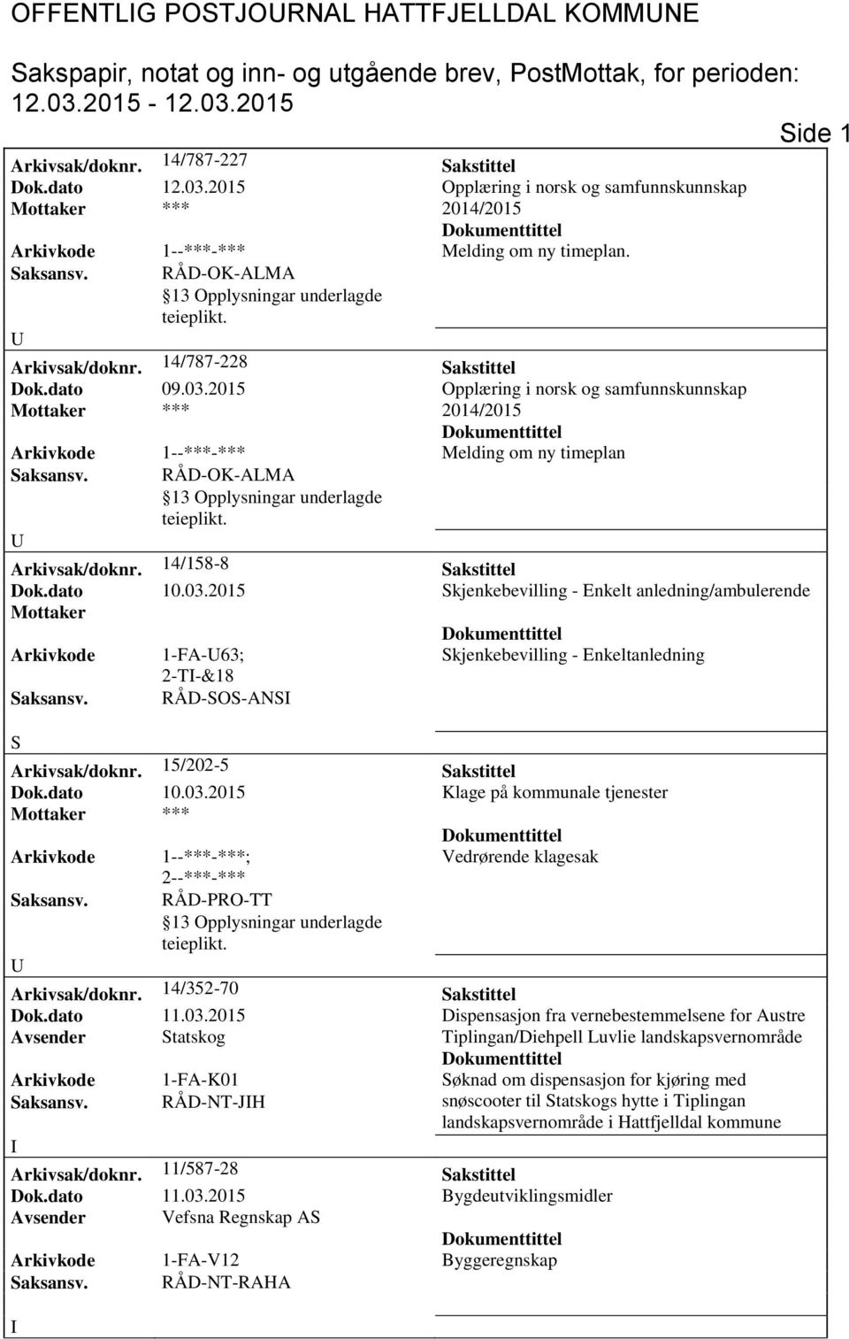 2015 Opplæring i norsk og samfunnskunnskap *** Arkivkode 1--***-*** Melding om ny timeplan aksansv. RÅD-OK-ALMA Arkivsak/doknr. 14/158-8 akstittel Dok.dato 10.03.