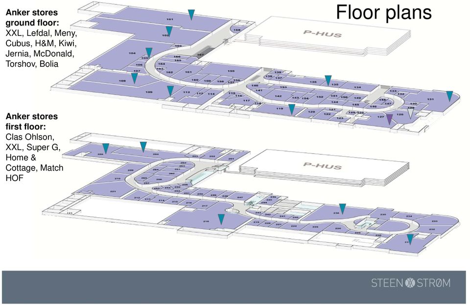 Bolia Floor plans Anker stores first floor: