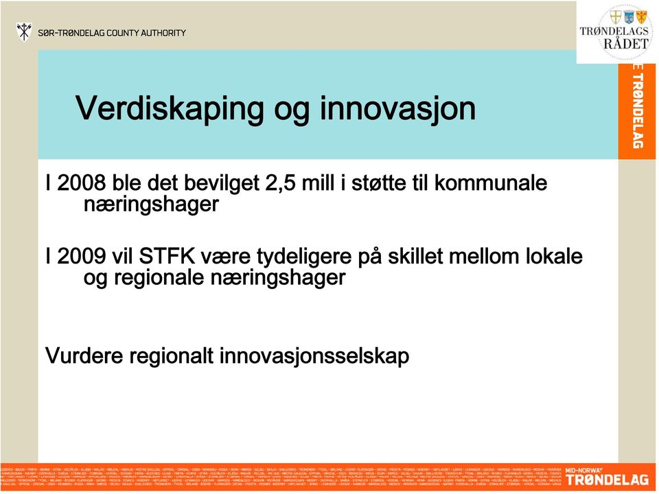 vil STFK være tydeligere på skillet mellom lokale og