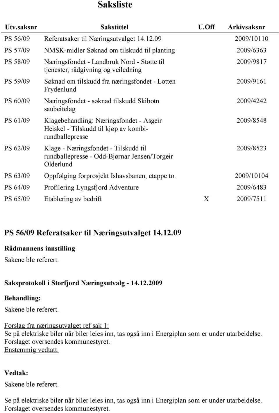 veiledning Søknad om tilskudd fra næringsfondet - Lotten Frydenlund Næringsfondet - søknad tilskudd Skibotn saubeitelag Klagebehandling: Næringsfondet - Asgeir Heiskel - Tilskudd til kjøp av