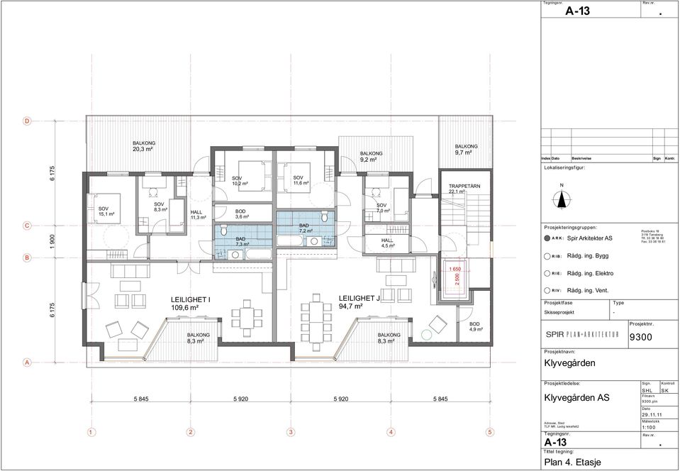 Beskrivelse Sign Kontr ARK: Tlf 33 38 18 80 Fax 33 38 18 81 Rådg ing Bygg Rådg ing Elektro Rådg ing Vent 8,3 m²