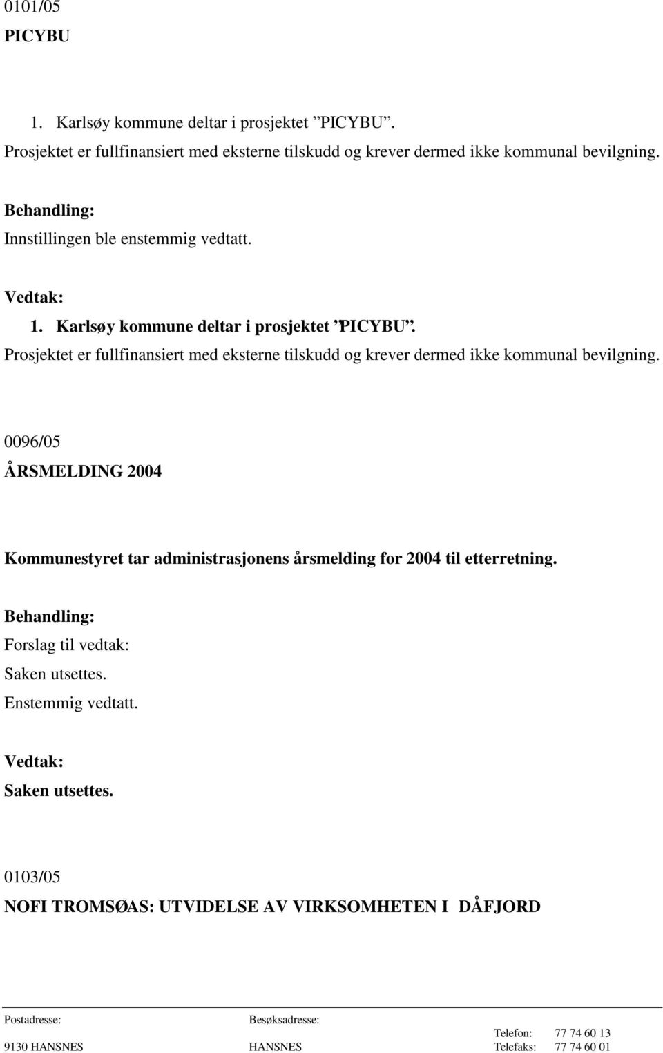 Karlsøy kommune deltar i prosjektet PICYBU.