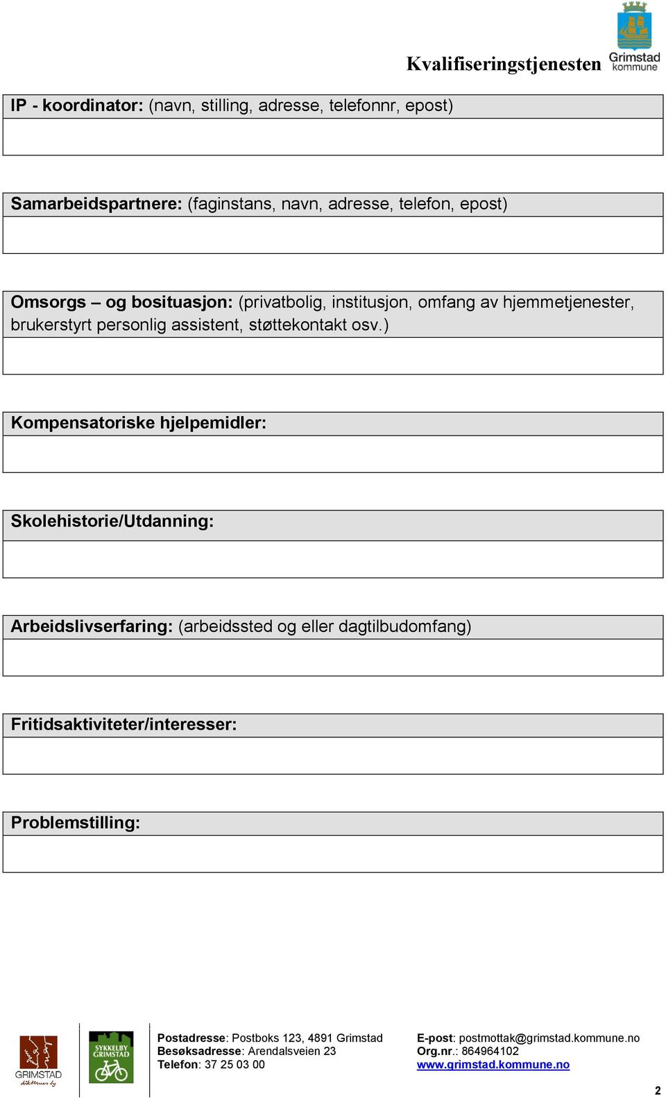 hjemmetjenester, brukerstyrt personlig assistent, støttekontakt osv.