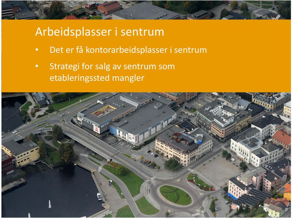 sentrum Strategi for salg av