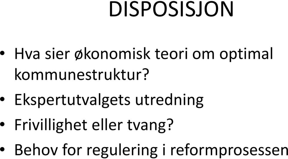 Ekspertutvalgets utredning