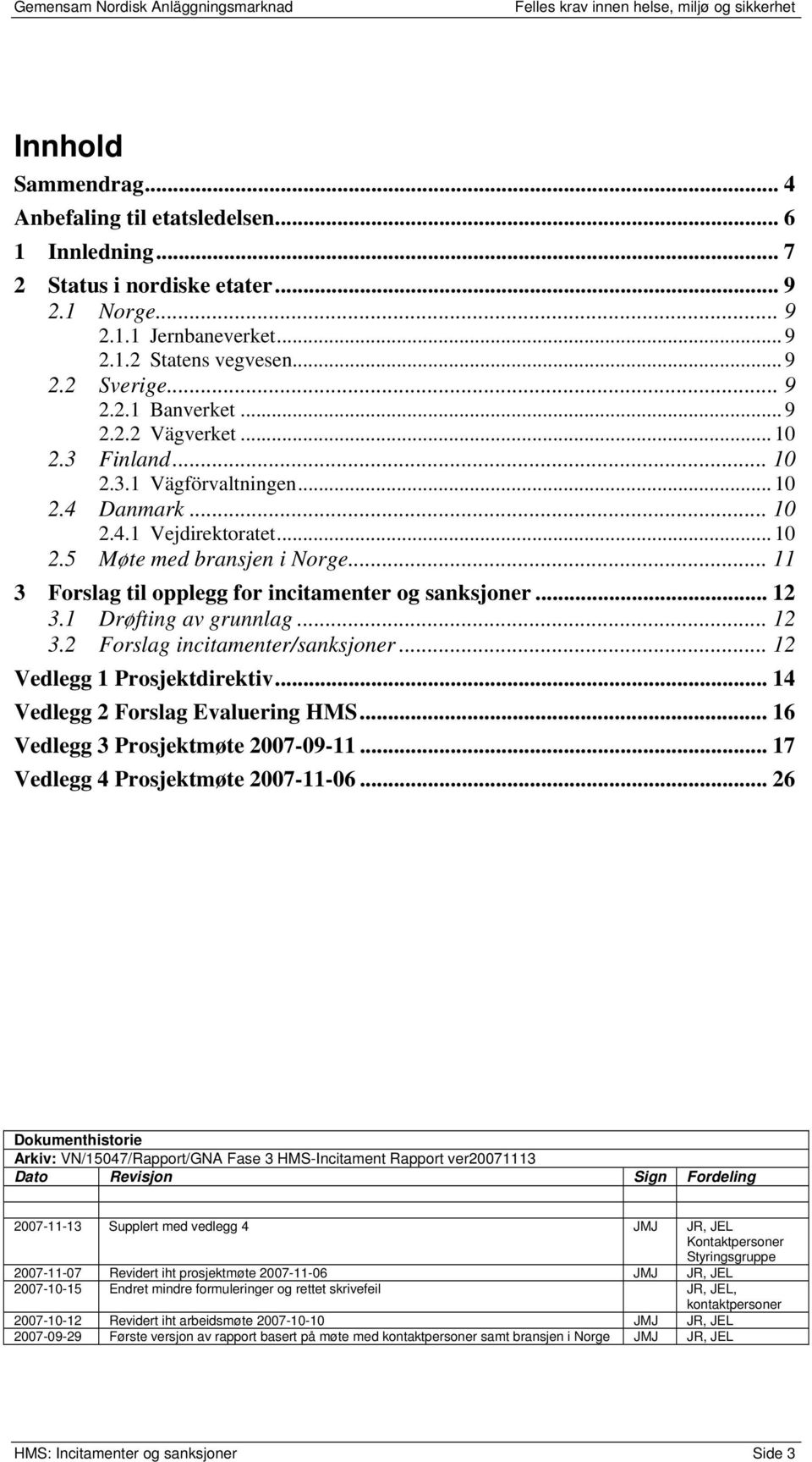 .. 11 3 Forslag til opplegg for incitamenter og sanksjoner... 12 3.1 Drøfting av grunnlag... 12 3.2 Forslag incitamenter/sanksjoner... 12 Vedlegg 1 Prosjektdirektiv.