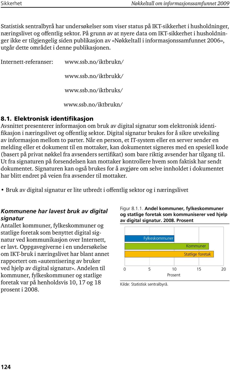 Internett-referanser: www.ssb.no/iktbrukn/ www.ssb.no/iktbrukk/ www.ssb.no/iktbruks/ www.ssb.no/iktbrukn/ 8.1.