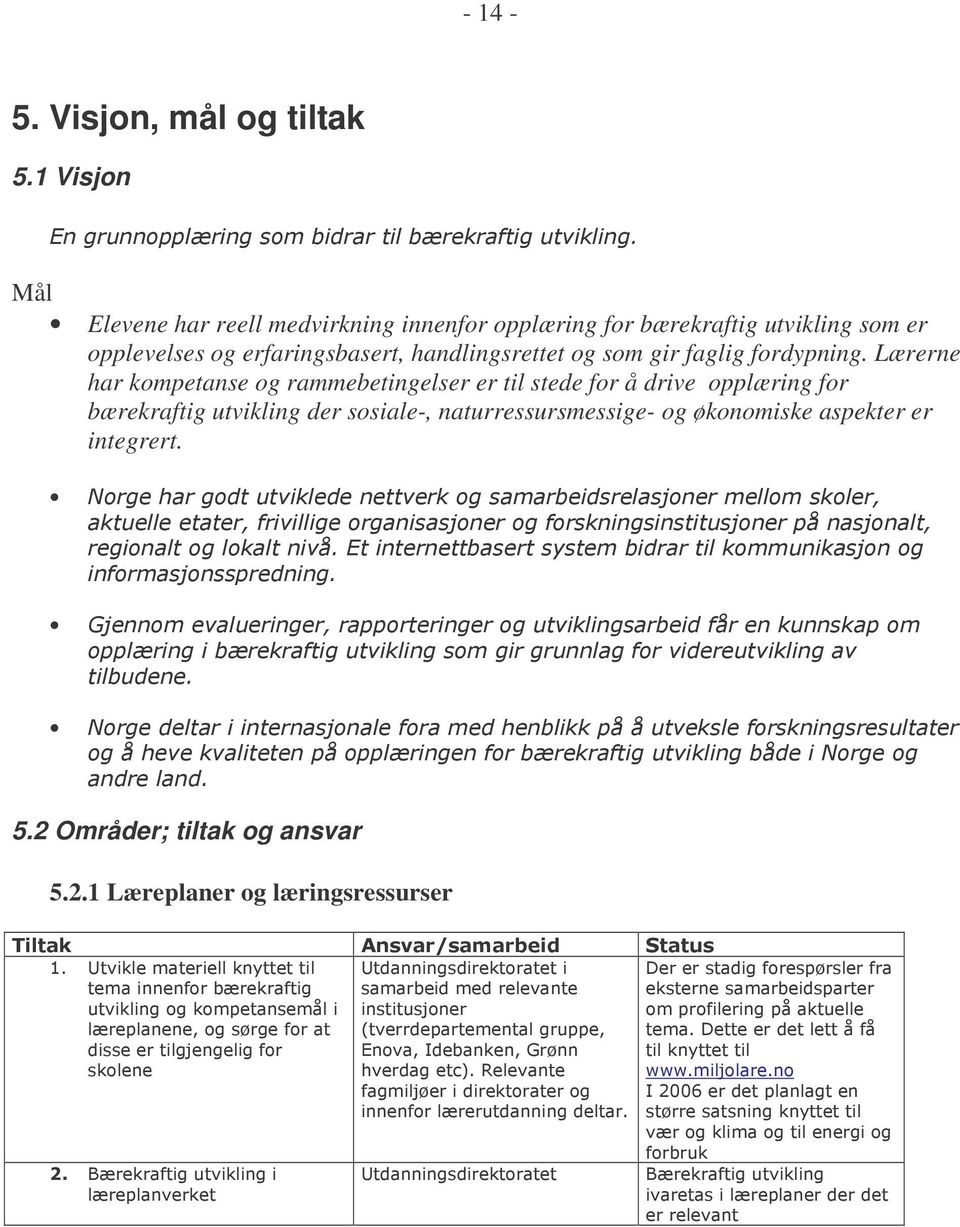 handlingsrettet og som gir faglig fordypning.