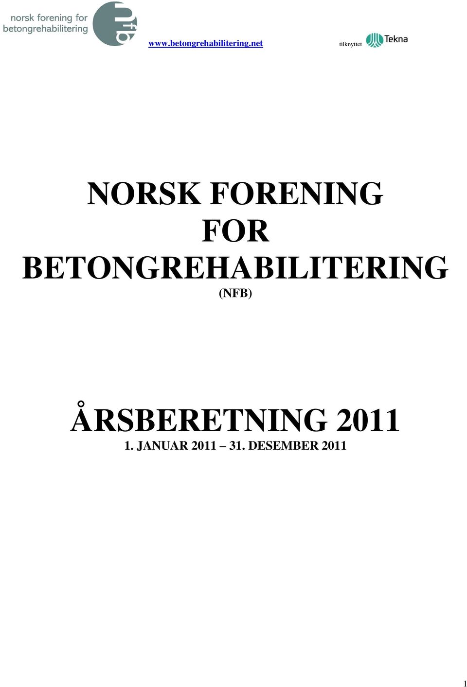 BETONGREHABILITERING (NFB)