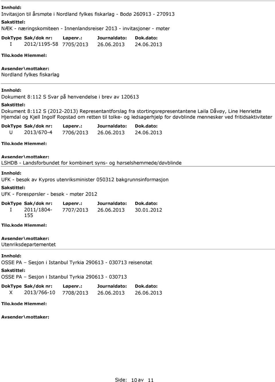 og Kjell ngolf Ropstad om retten til tolke- og ledsagerhjelp for døvblinde mennesker ved fritidsaktiviteter 2013/670-4 7706/