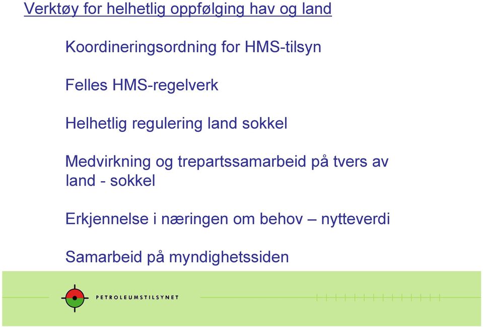 sokkel Medvirkning og trepartssamarbeid på tvers av land - sokkel