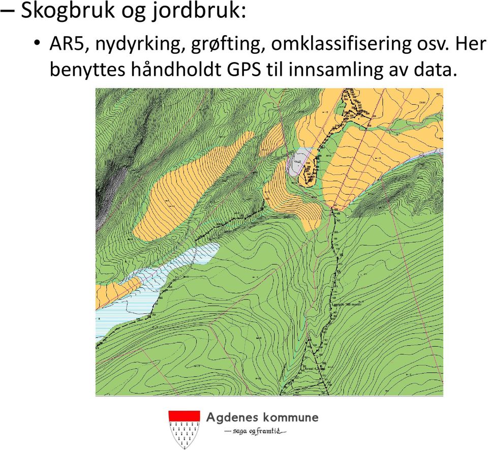 omklassifisering osv.