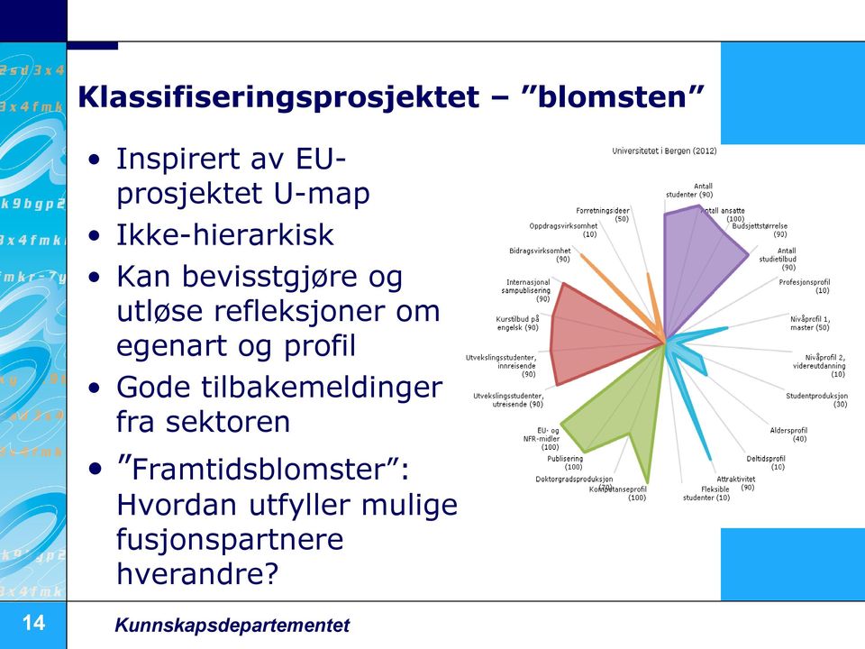 og profil Gode tilbakemeldinger fra sektoren Framtidsblomster :