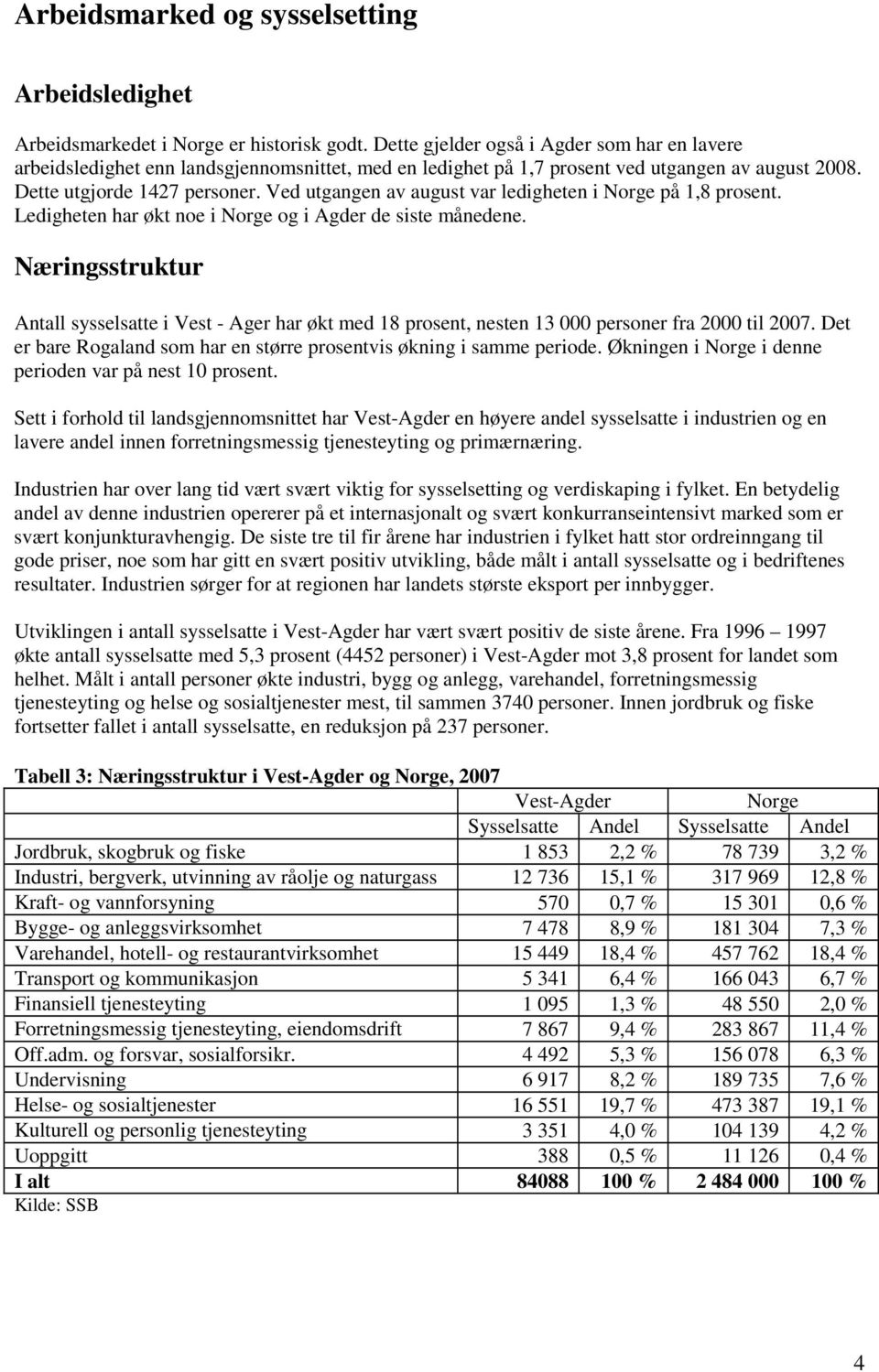 Ved utgangen av august var ledigheten i Norge på 1,8 prosent. Ledigheten har økt noe i Norge og i Agder de siste månedene.