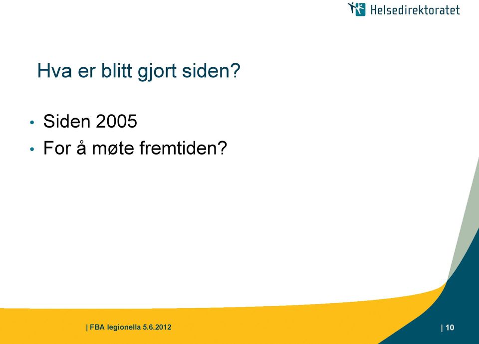 Siden 2005 For å møte