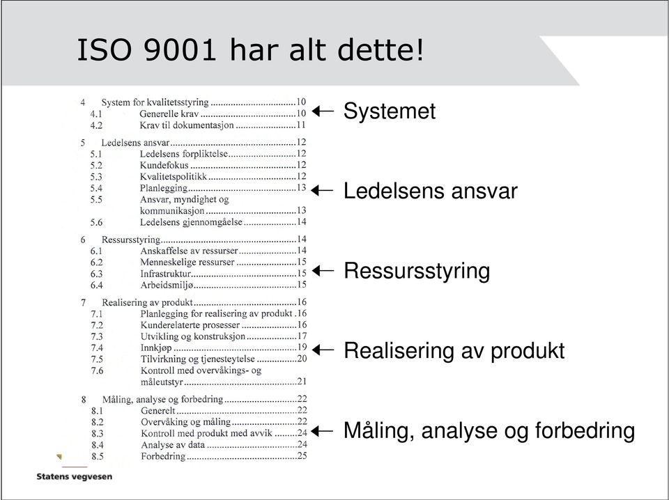 Ressursstyring Realisering av