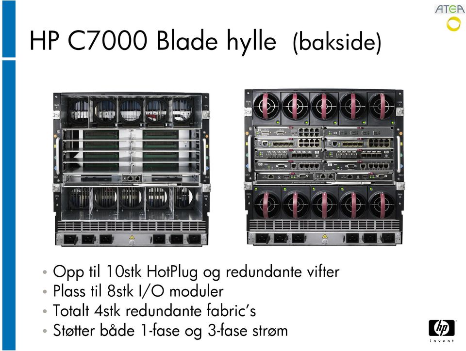 til 8stk I/O moduler Totalt 4stk