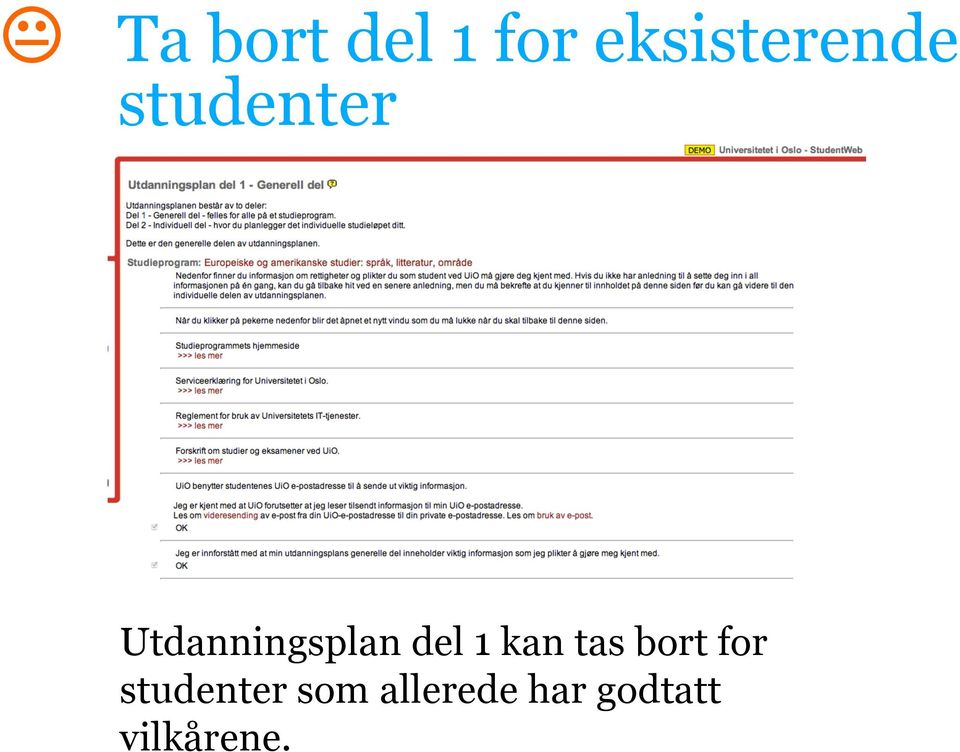 kan tas bort for studenter som