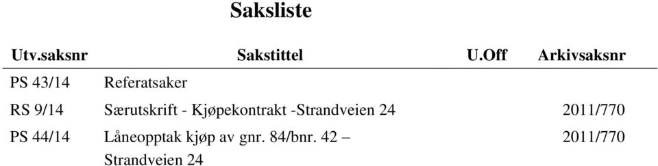 Særutskrift - Kjøpekontrakt -Strandveien 24