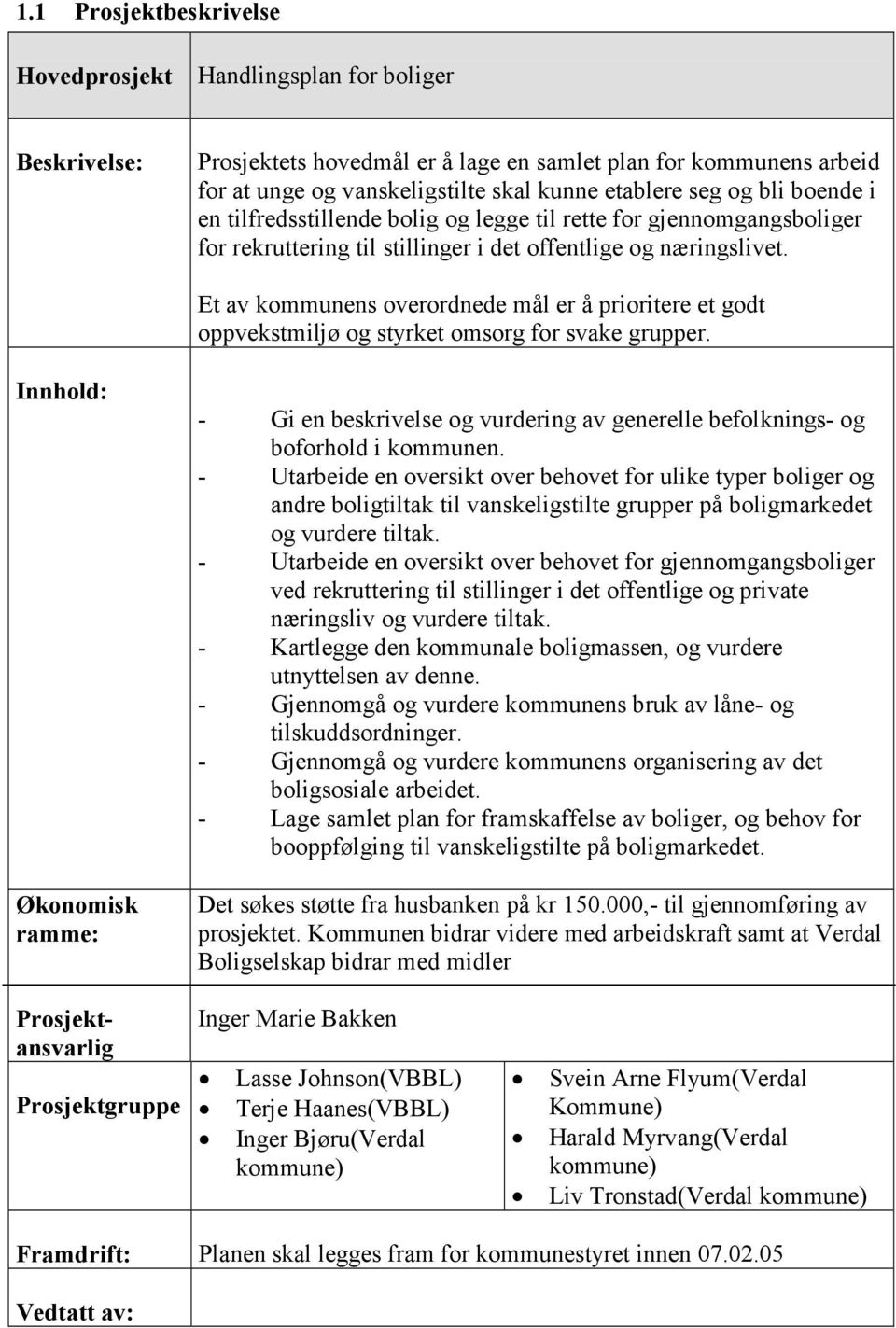 Et av kommunens overordnede mål er å prioritere et godt oppvekstmiljø og styrket omsorg for svake grupper.