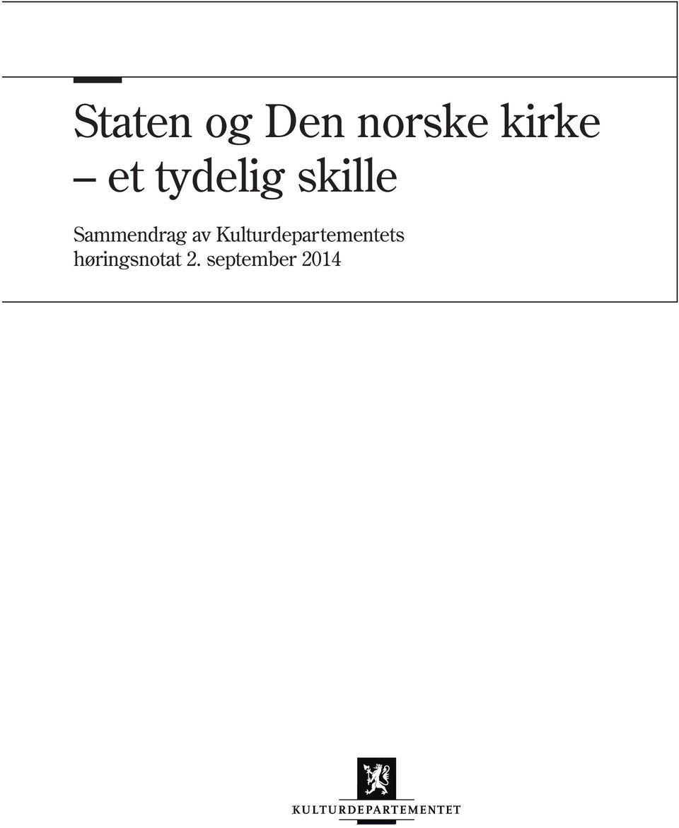 Sammendrag av