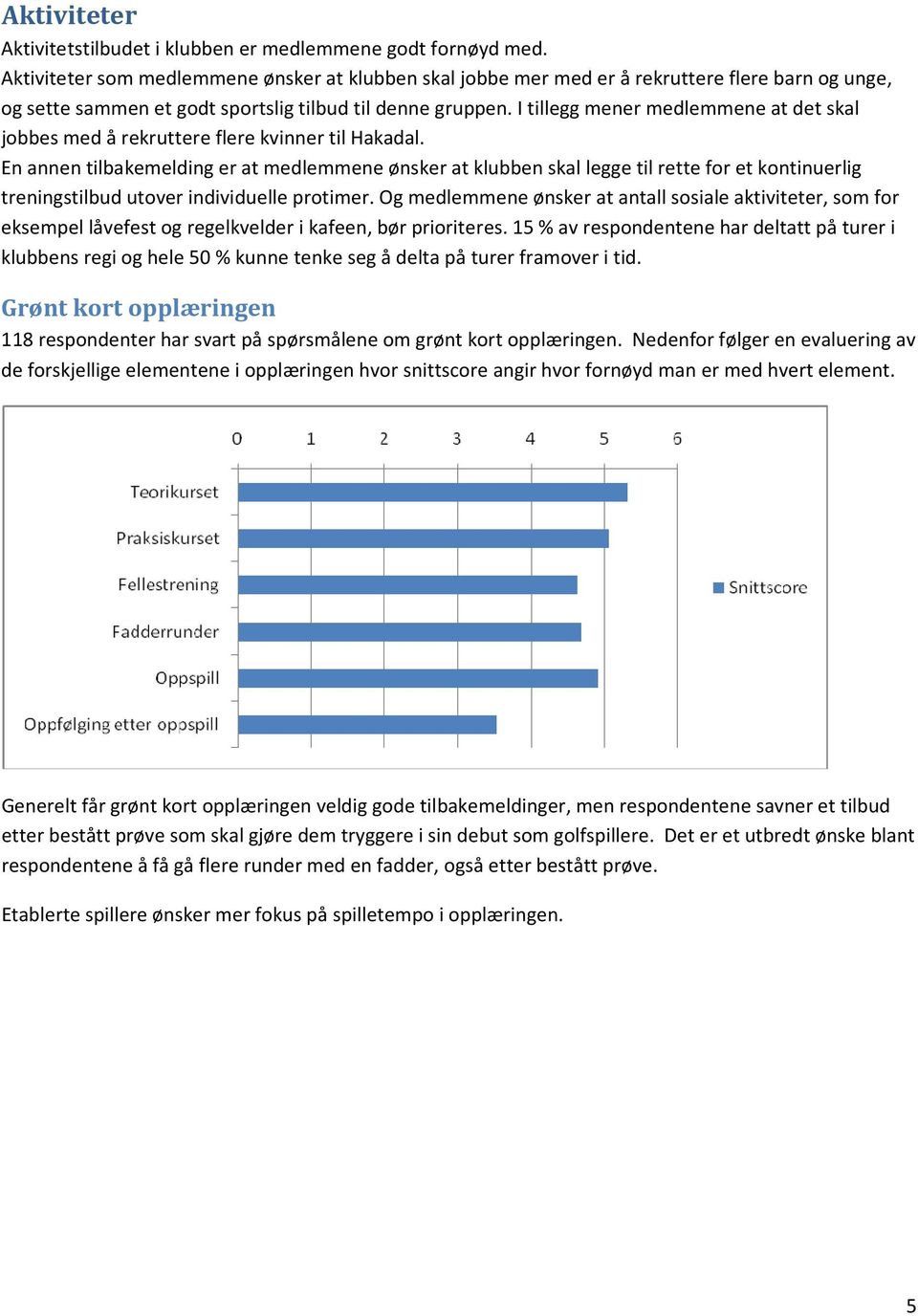 I tillegg mener medlemmene at det skal jobbes med å rekruttere flere kvinner til Hakadal.