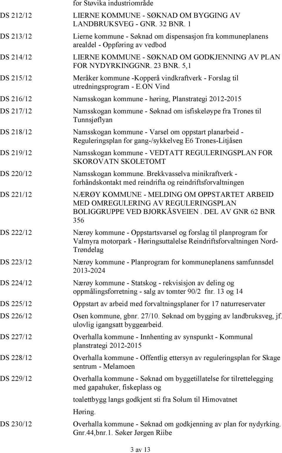 5,1 Meråker kommune -Kopperå vindkraftverk - Forslag til utredningsprogram - E.