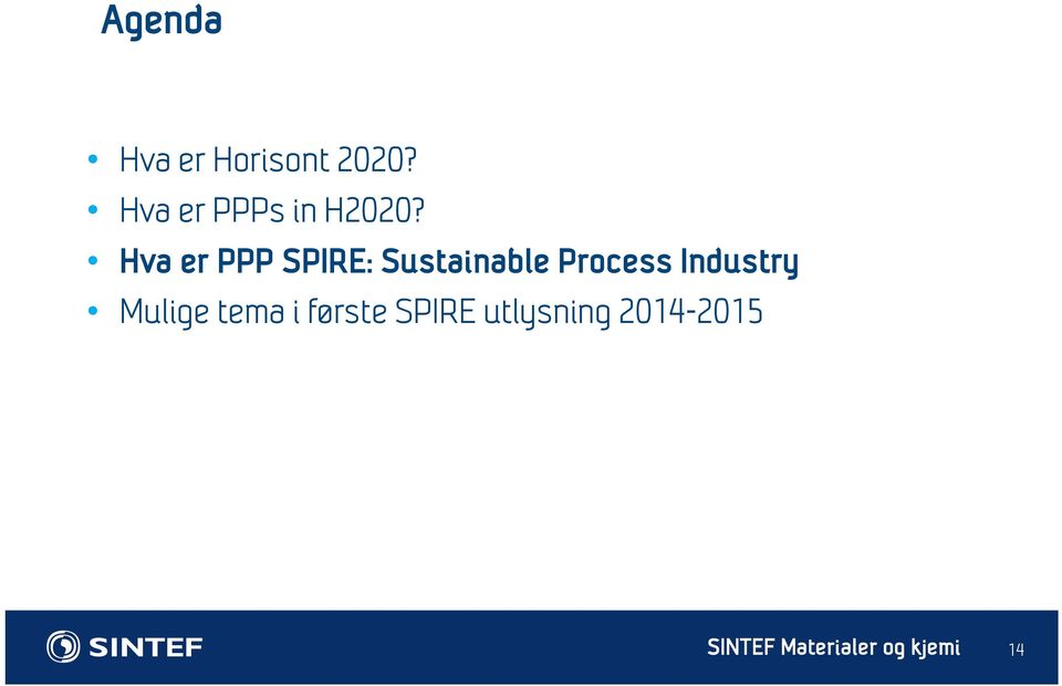 Hva er PPP SPIRE: Sustainable Process
