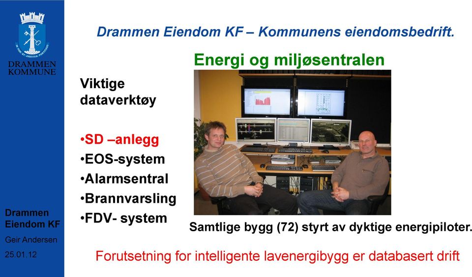 EOS-system Alarmsentral Brannvarsling FDV- system Samtlige