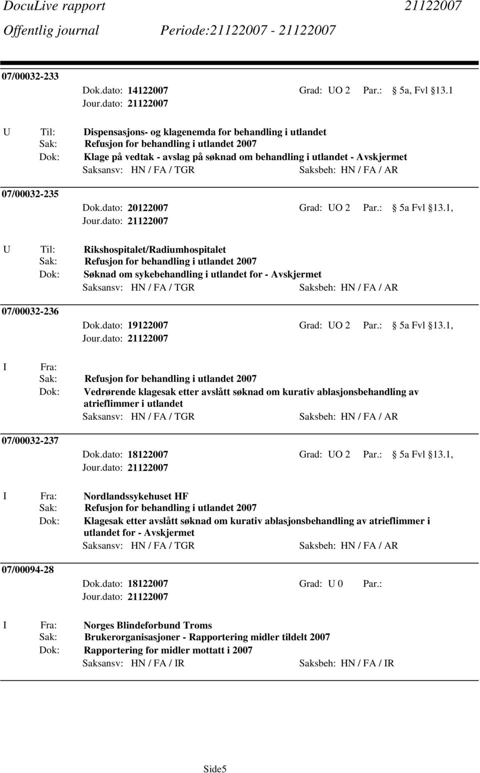 Dok.dato: 20122007 Grad: UO 2 Par.: 5a Fvl 13.