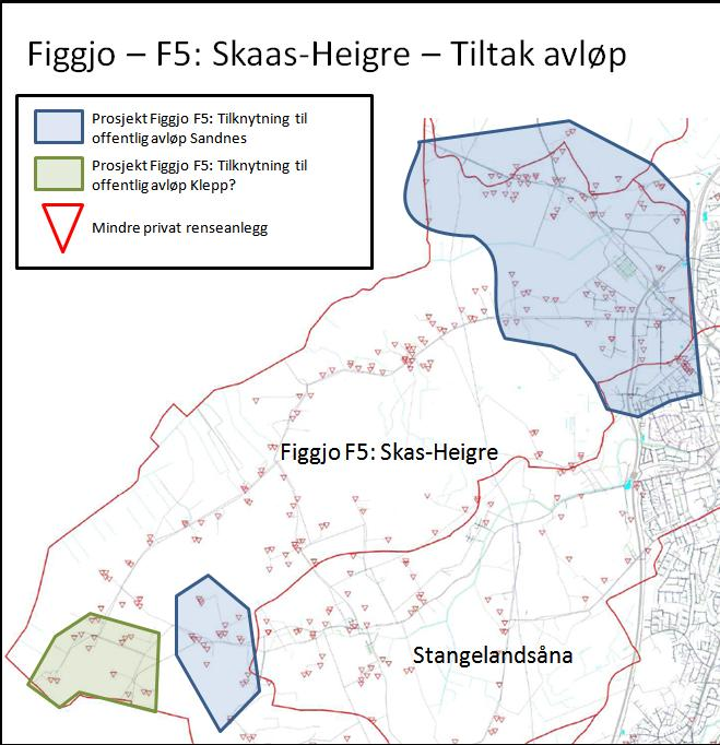 6.1.2.1 Delsone F5 Skas-Heigre Figur 5. Saneringsprosjekt i nedslagsfelt til Figgjo delsone F5, Skas-Heigre kanalen.