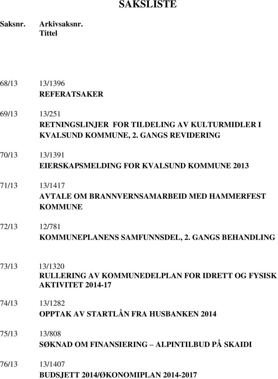 12/781 KOMMUNEPLANENS SAMFUNNSDEL, 2.