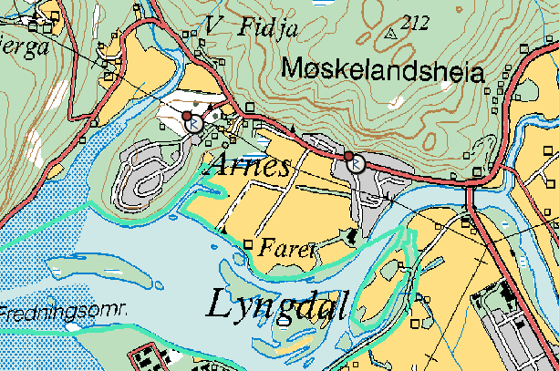 Bakgrunn for undersøkelsen Bakgrunn for arkeologisk registrering etter automatiske fredete kulturminner søknad om fradeling av boligtomt i Pråmstøveien på Årnes i Lyngdal.