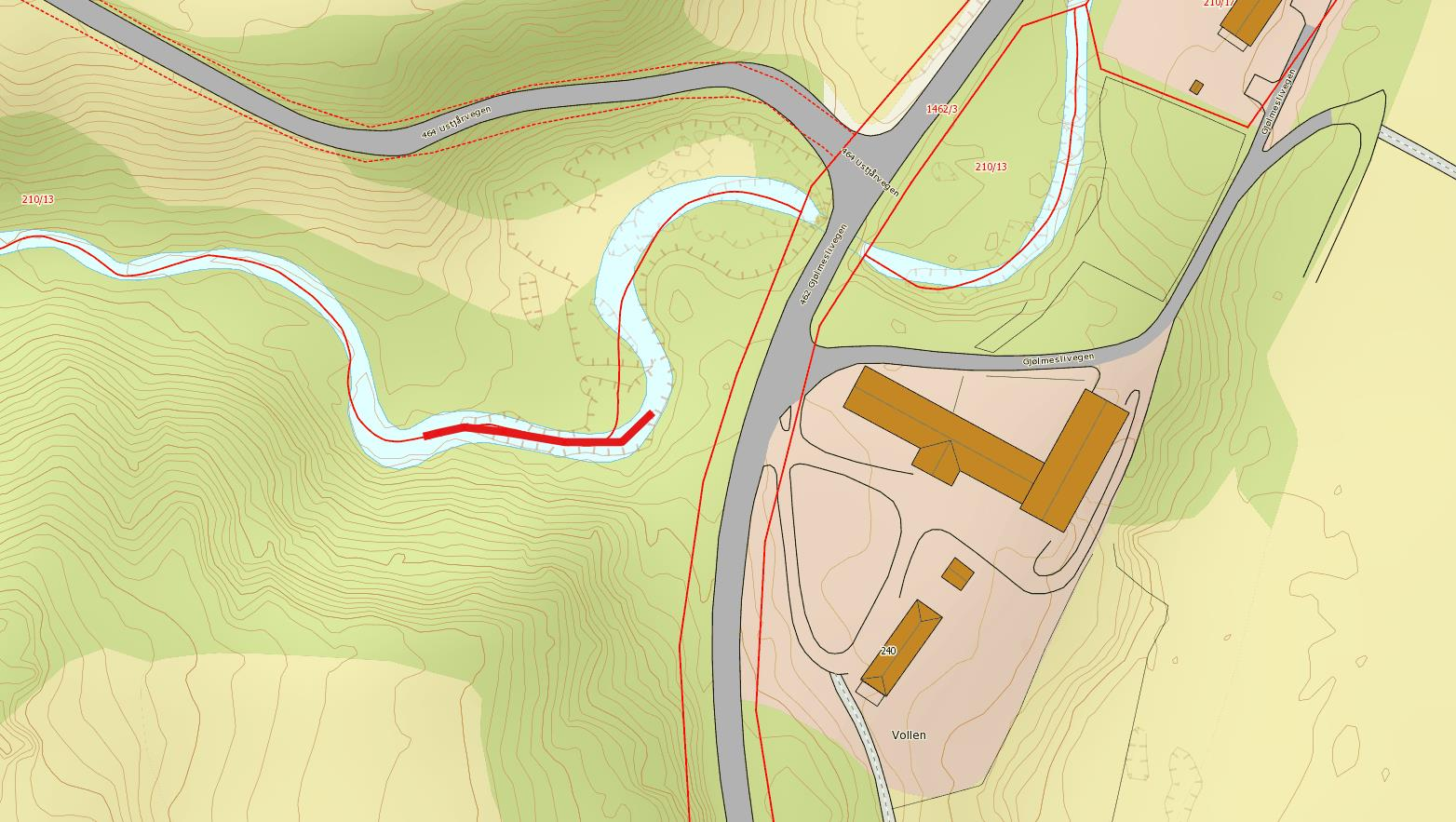 Antall Stasjon 2 Stasjon 2 tar for seg en strekning på vestsiden av Gjølmeslivegen ved Vollen gård.