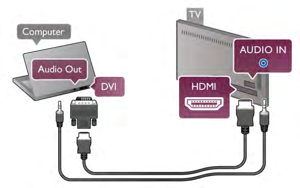 Bruk en HDMI-kabel til å koble videokameraet til TVen for å få best kvalitet. Eller bruk en SCART-adapter til å koble videokameraet til TVen.