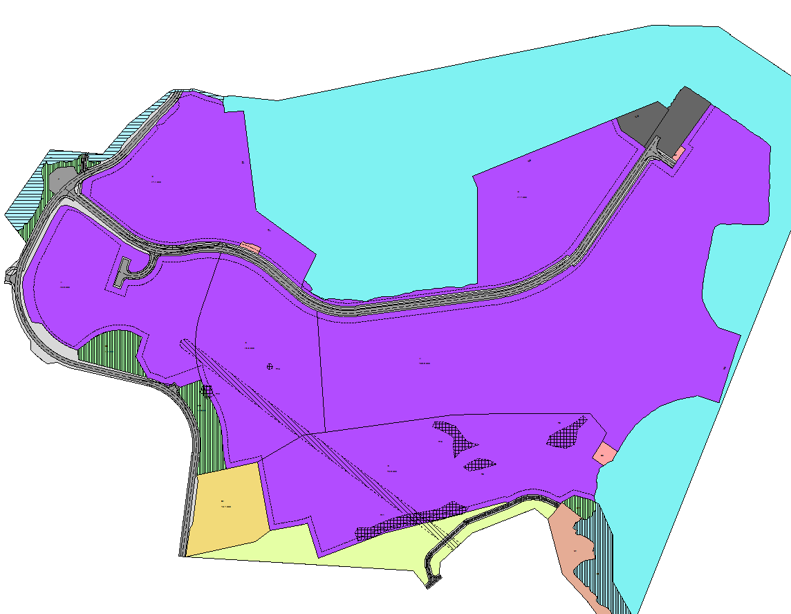 Figur 2. Reguleringsplan for Hestvikholman industriområdet, datert 08.05.2009 Sakshistorikk 08.09.03 - kommunestyre vedtar reguleringsplan for Hestvikholman industriområdet. 10.05.10 - kommunestyre vedtar oppdatert reguleringsplan for Hestvikholman industriområdet.