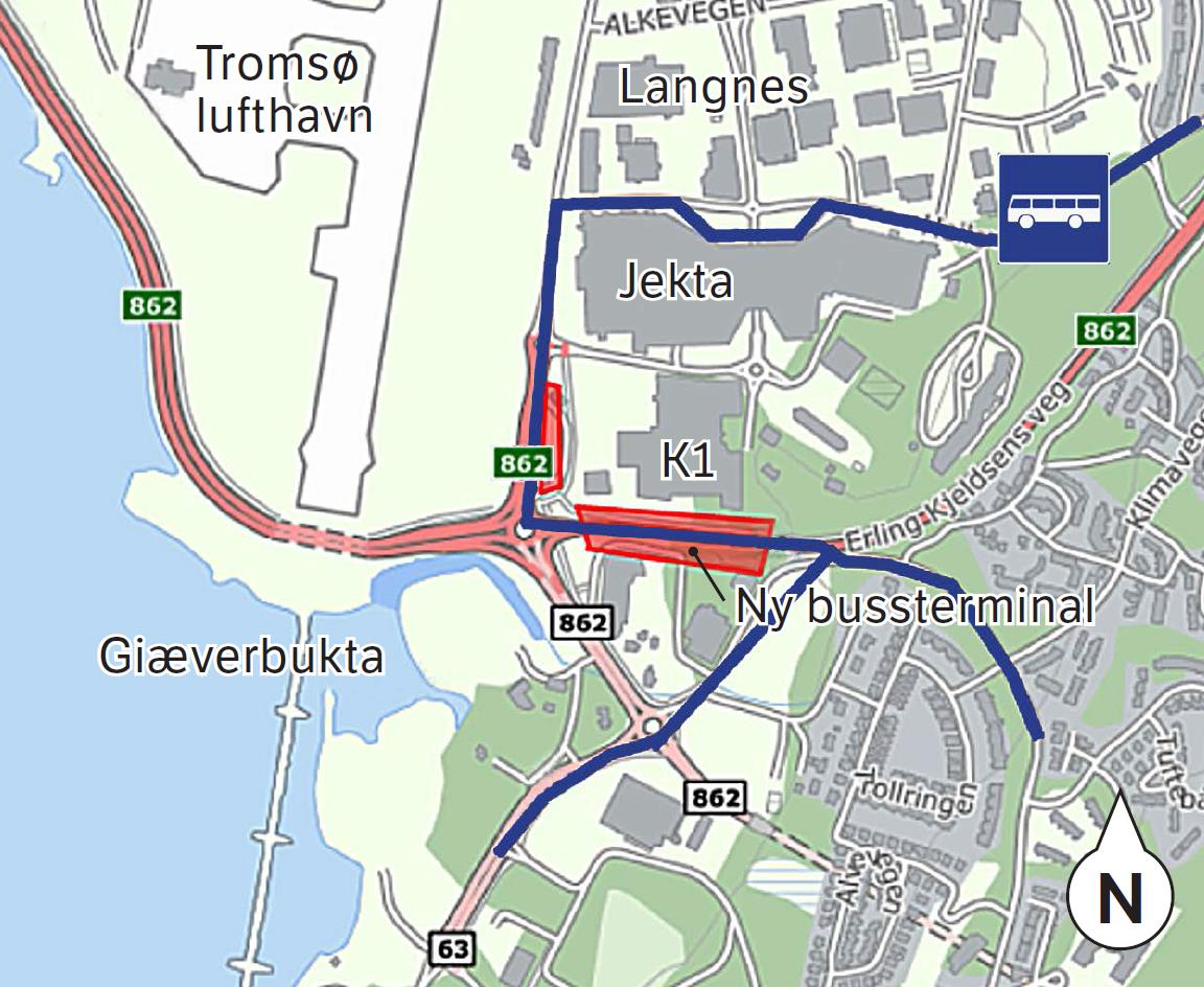 Forbedret framkommelighet for bussene gir kortere reisetid. Det kan oppnås med flere trafikktekniske tiltak for å gi kollektivtransporten prioritet.