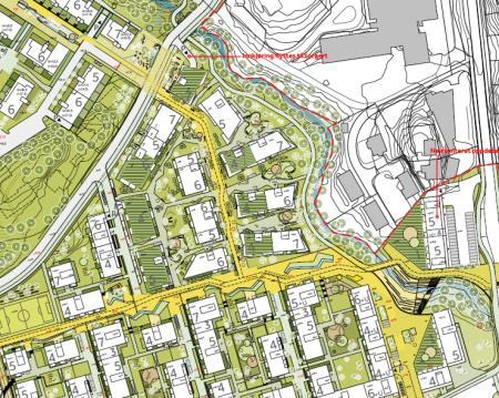 Uteoppholdsareal (MUA) > Kommunedelplan for Holmen Slependen 50 m 2 > MUA