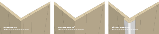 8. SMILENDE PANEL Vi anbefaler å montere panel smilende, det vil si at kvistene (bartene) skal peke oppover og ikke nedover. Da har man montert bordene slik at toppen av treet er mot taket.