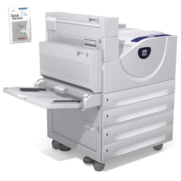 Phaser 5550 laser printer Quick Use Guide NL SV NO Handleiding voor snel gebruik Snabbreferensguide