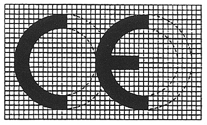 Vedlegg III: CE-merking og påskrifter 1.CE-merkingen skal bestå av bokstavene CE i følgende grafiske utforming: Se eksempel på grafisk utforming nedenfor.