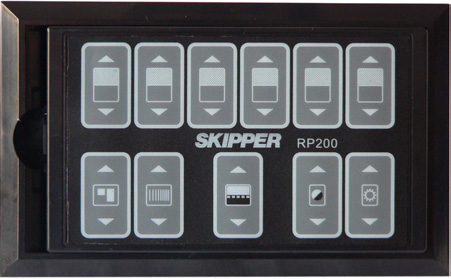 SKIPPER GDF201 EKKOLODD SKIPPER GDF201 er et fargeekkolodd som skal kobles til en ekstern LCD skjerm. Grafikken vises kontinuelig på LCD skjermen.