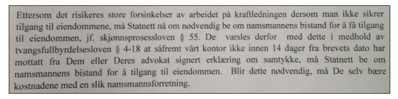 Høyspent grunnerverv i Hardanger Språk for folk flest? (hentet fra forhåndstiltredelsen) Første setning - 34 ord!