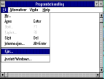 HVIS DU HAR WINDOWS 3.1X Sett CD-ROM-platen eller diskett 1 i datamaskinens stasjon. I Programbehandling klikker du på Fil, og deretter på Kjør.