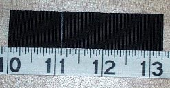 Step 6. Lay the template against binding tape and grommet. Mark three locations as shown. Step 7. a. With snips or seam ripper, carefully cut the L shape that connect the dots through the Para pack layer only.