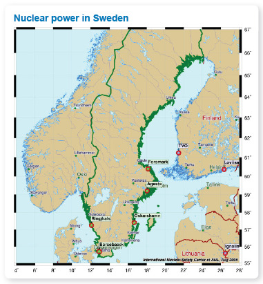 Kjernekrafttilgjengelighet Lav svensk kjernekraft tilgjengelighet høsten 29 Fortsatt moderat til lav