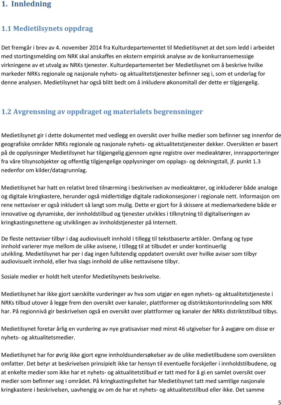 utvalg av NRKs tjenester.